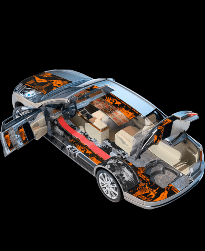 Ізоляція кузову від шуму та вібрацій. Повністю комплекс (двері/арки/підлога/стеля) або подетально. Ціна від 2499 грн/елемент; від 37999 грн/повністю кузов.